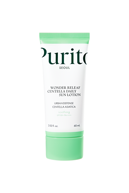 [Purito] Wonder Releaf Centella Daily Sun Lotion SPF50+ PA++++ 60ml - NURVA
