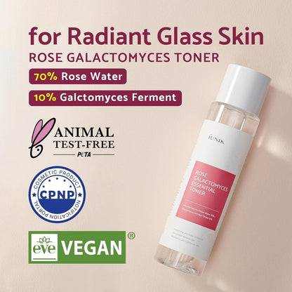 [iUNIK] Rose Galactomyces Essential Toner 200ml - NURVA
