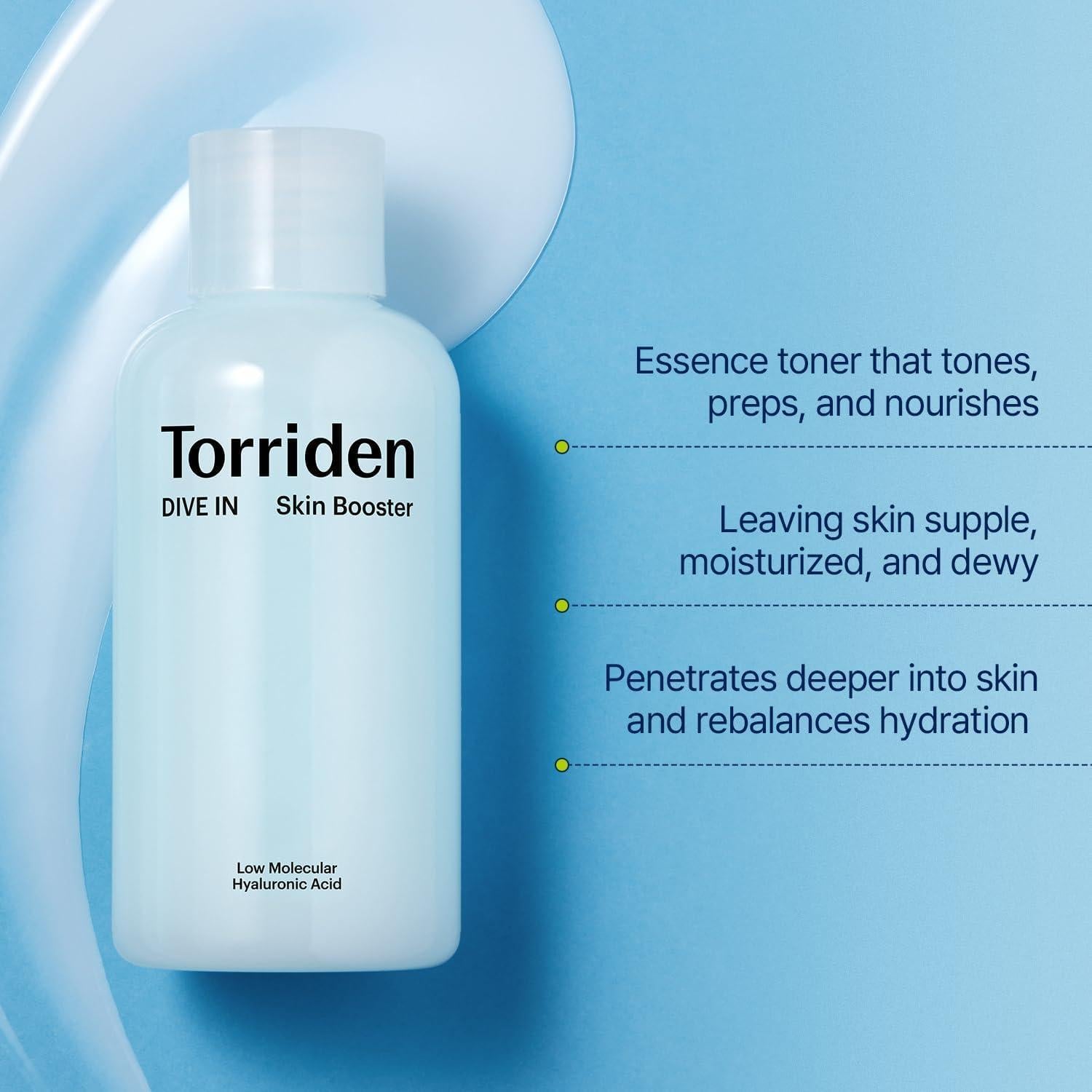 [Torriden] DIVE IN Low Molecular Hyaluronic Acid Skin Booster 200ml - NURVA