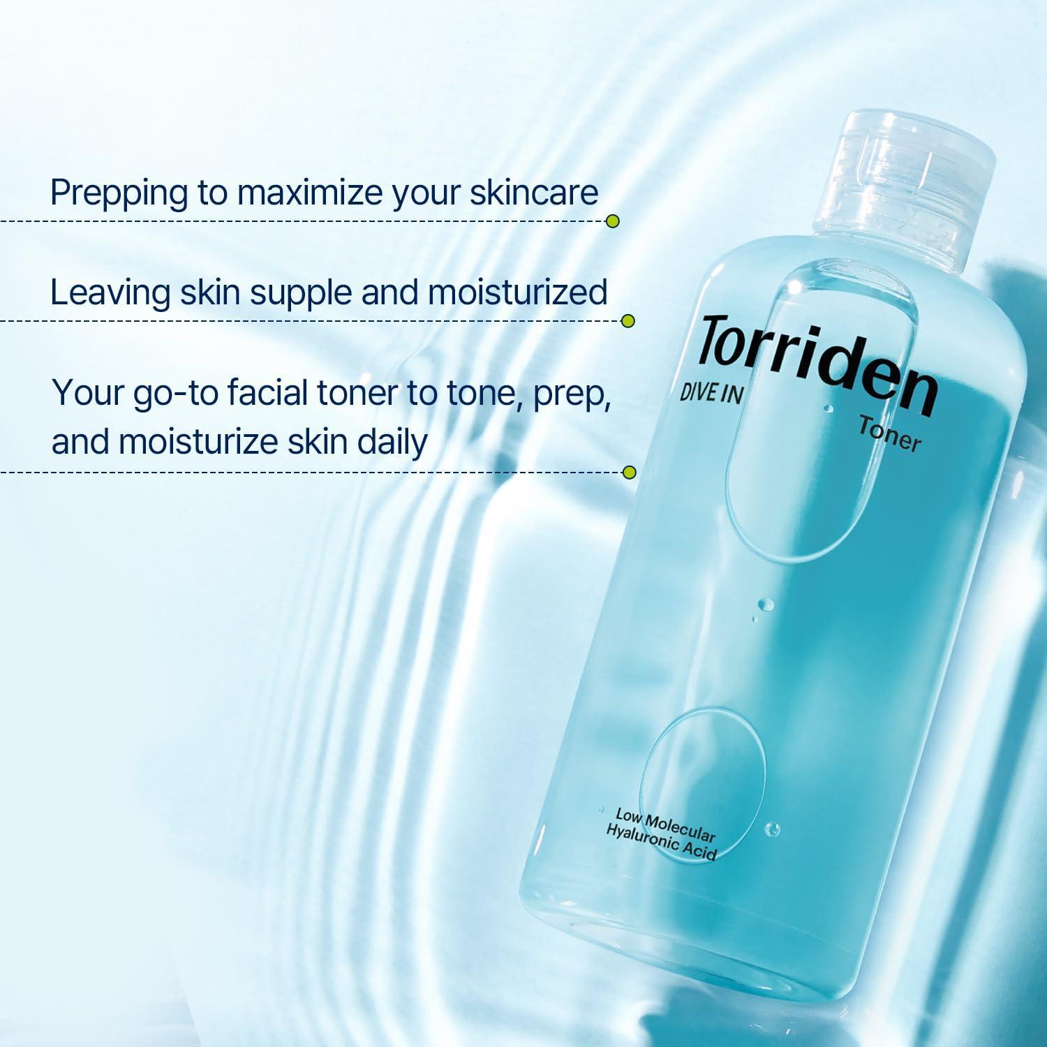 [Torriden] DIVE IN Low Molecular Hyaluronic Acid Toner 300ml - NURVA