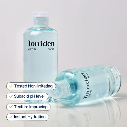 [Torriden] DIVE IN Low Molecular Hyaluronic Acid Toner 300ml - NURVA