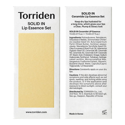 [Torriden] Solid In Ceramide Lip Essence 11ml - NURVA
