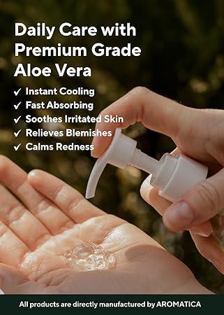 [Aromatica] Soothing Aloe Vera Gel 300ml - NURVA
