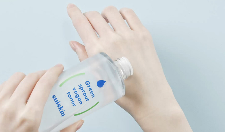 [Suiskin] Green sprout vegan toner 200ml - NURVA