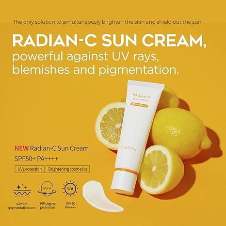 [Laneige] RADIAN-C SUNCREAM 50ml(SPF50+) - NURVA
