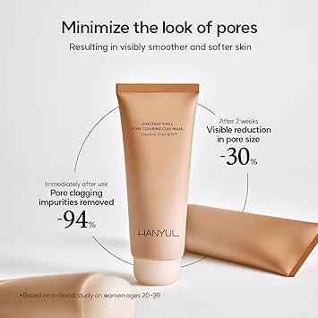 [Hanyul] Chestnut Shell Pore Clearing Clay Mask 100ml