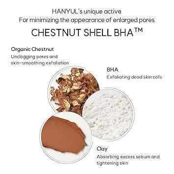 [Hanyul] Chestnut Shell Pore Clearing Clay Mask 100ml