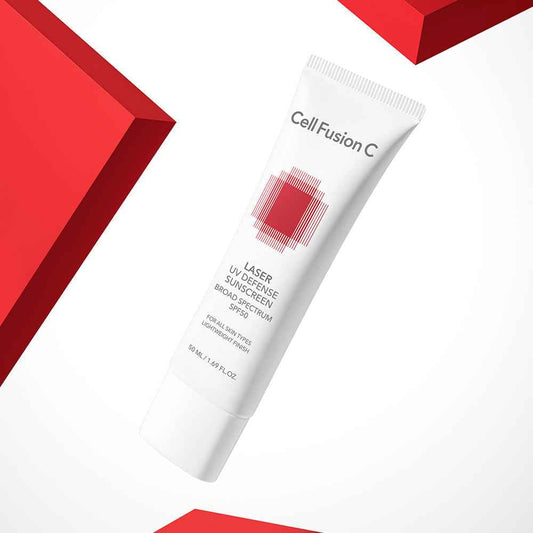 [CellFusionC] 1+1 Laser UV Defense Sunscreen OTC 50ml+50ml