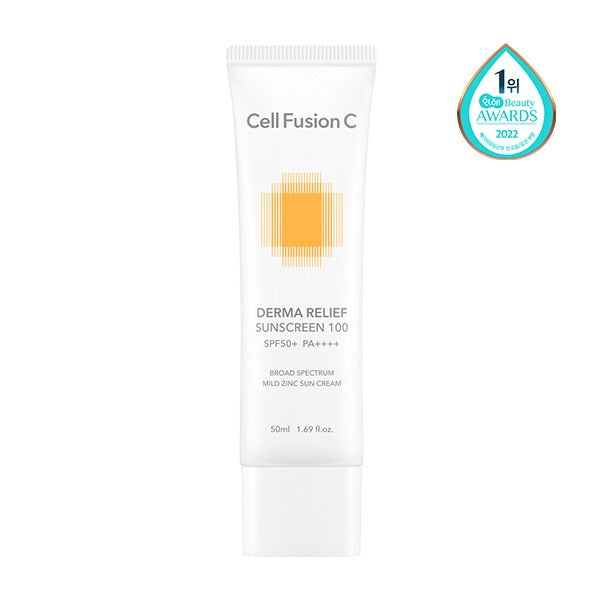 [CellFusionC] Derma Relief Sunscreen 100 SPF50+/PA++++ 50ml - NURVA