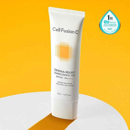 [CellFusionC] Derma Relief Sunscreen 100 SPF50+/PA++++ 50ml
