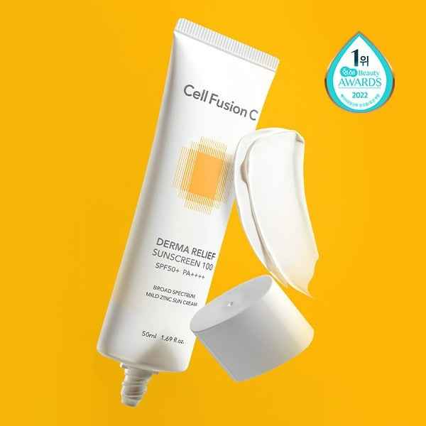 [CellFusionC] Derma Relief Sunscreen 100 SPF50+/PA++++ 50ml