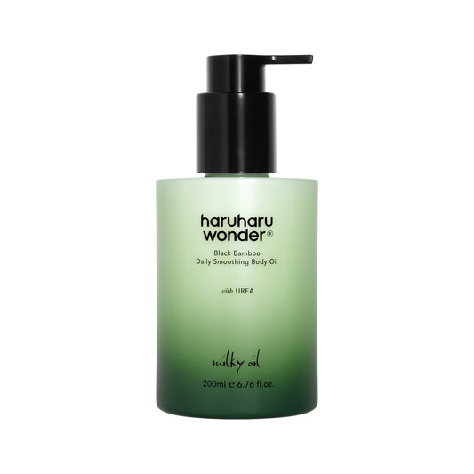 [haruharuwonder] Black Bamboo Daily Soothing Body Oil 200ml - NURVA