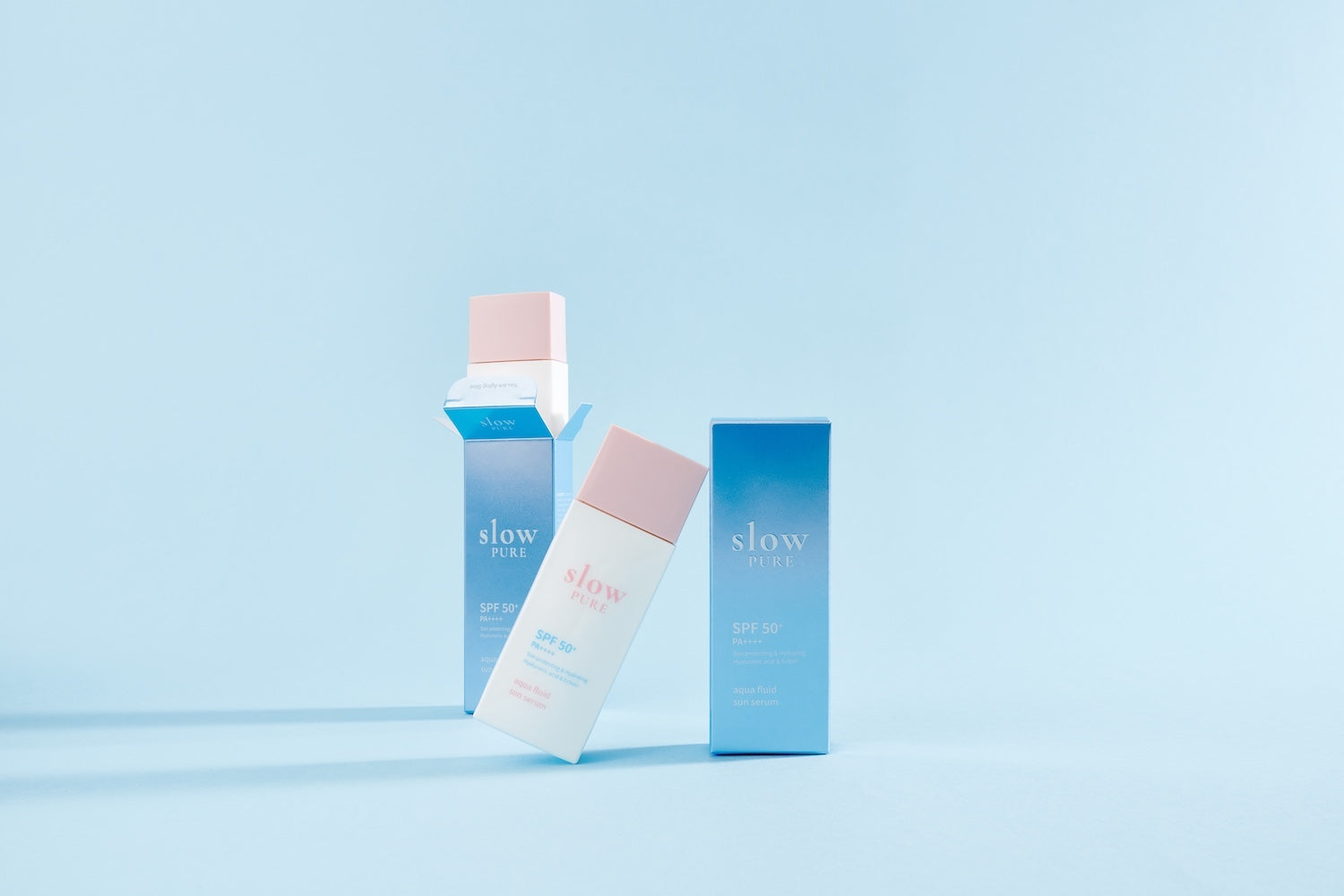 [slowpure] aqua fluid sun serum SPF50+ PA++++ 50ml - NURVA