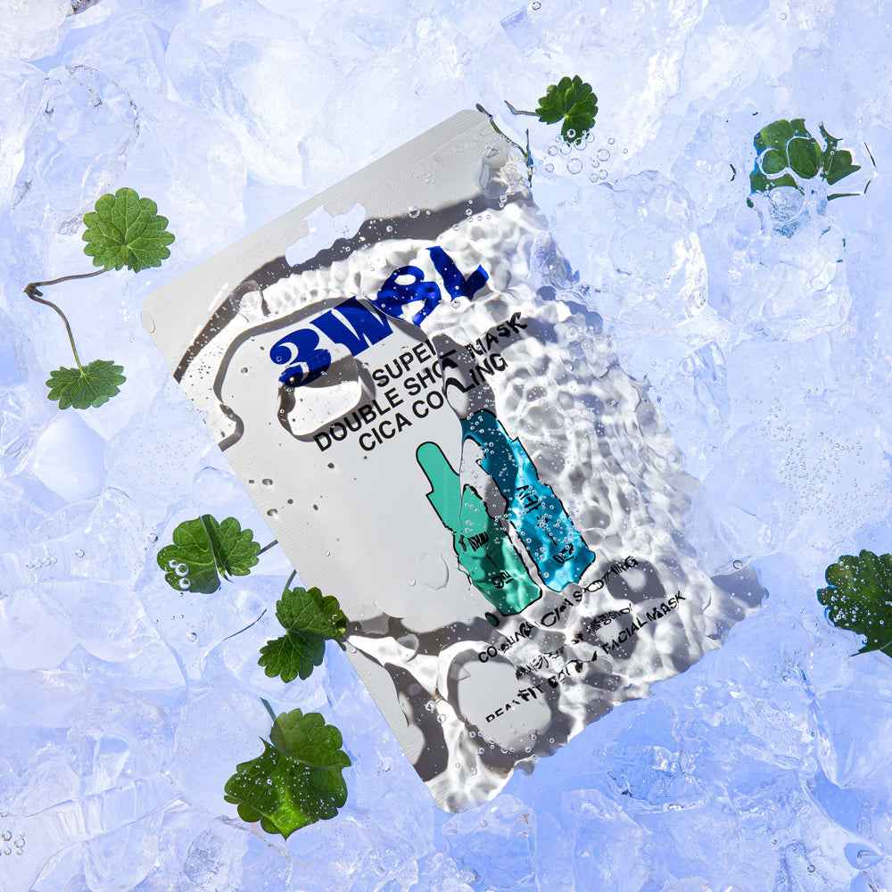 [3W8L] Super Double Shot Mask Cica Cooling 27ml