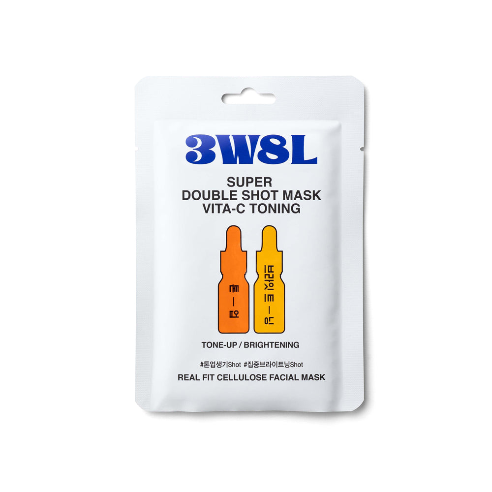 [3W8L] Super Double Shot Mask VitaC Toning 27ml - NURVA
