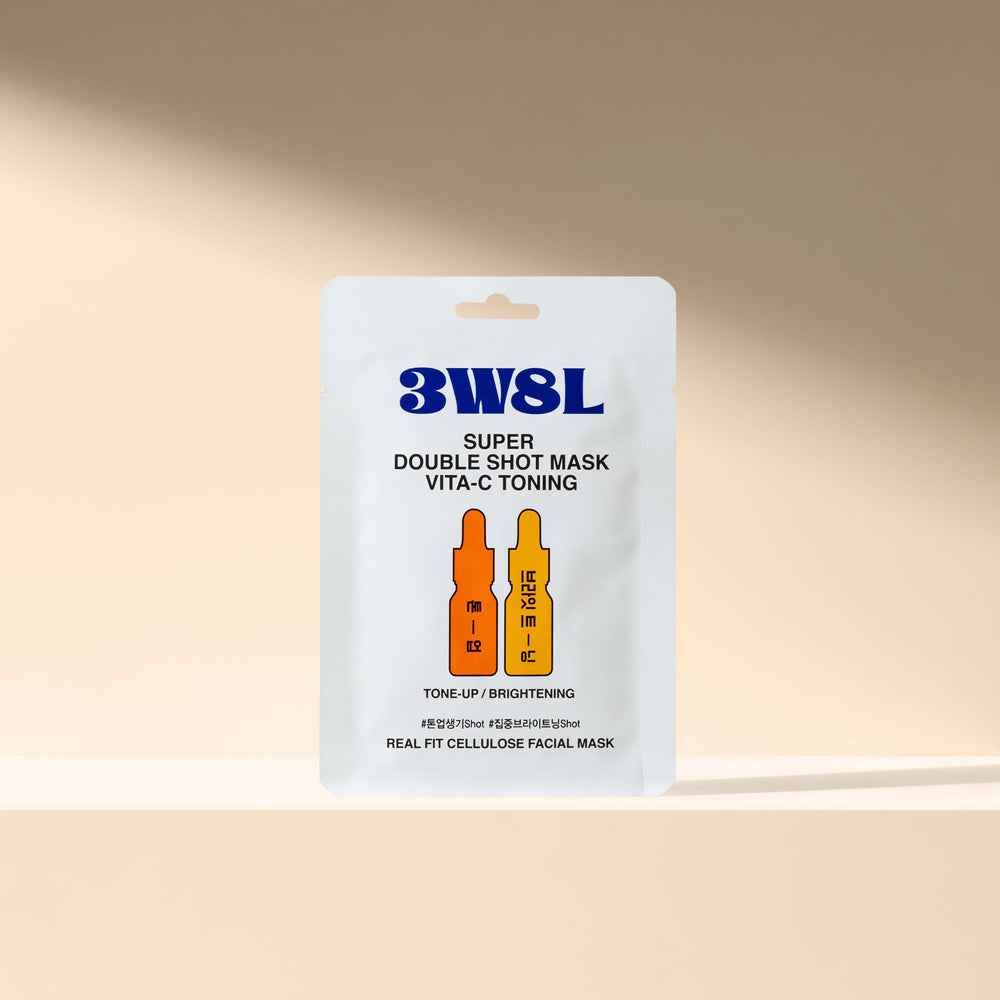 [3W8L] Super Double Shot Mask VitaC Toning 27ml