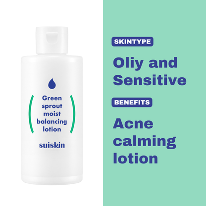 [Suiskin] Green sprout moist balancing lotion 210ml - NURVA