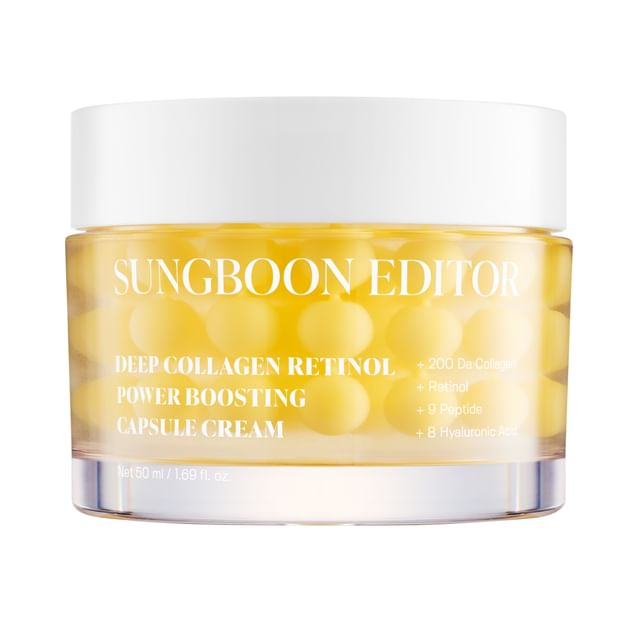 [SUNGBOON EDITOR] Deep Collagen Retinol Power Boosting Capsule Cream 50ml - NURVA