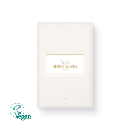 [ImFrom] Rice Sheet mask 20ml (1ea) - NURVA