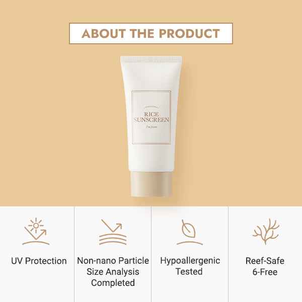 [ImFrom] Rice Sunscreen 50ml
