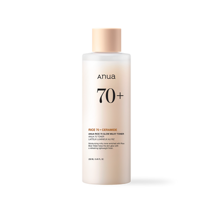 [Anua] RICE 70 GLOW MILKY TONER 250ml - NURVA