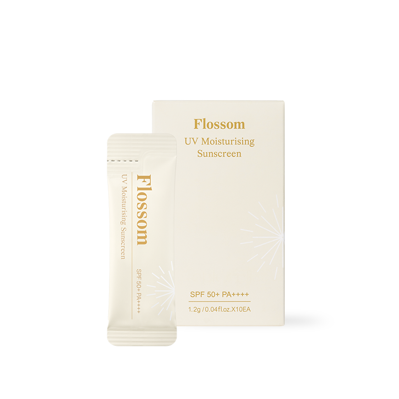 [Reblocell] Flossom UV Moisturising Sunscreen Pocket - 10ea / box - NURVA