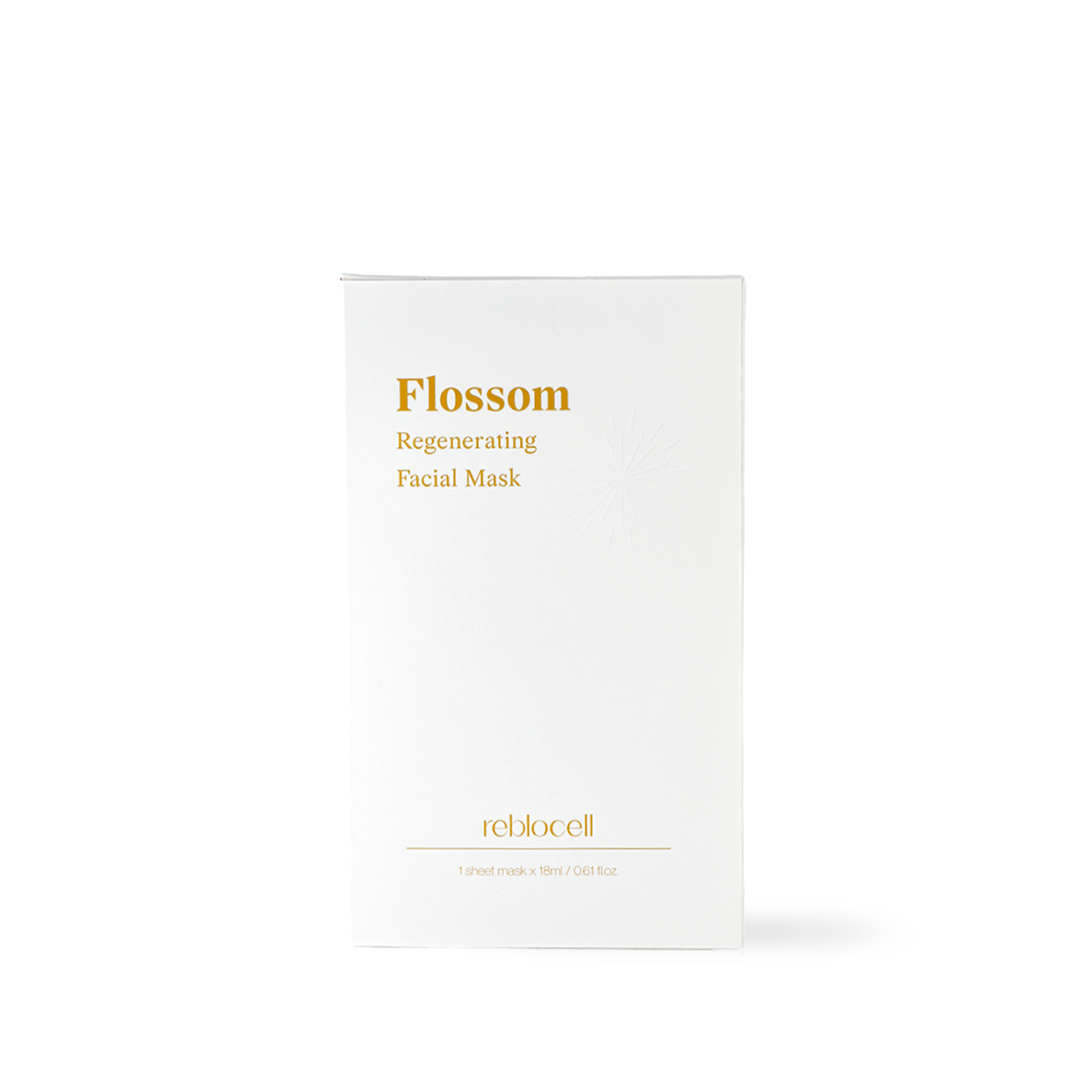 [Reblocell] Flossom Regenerating Facial Mask EGF 1ppm 1 Sheet - NURVA