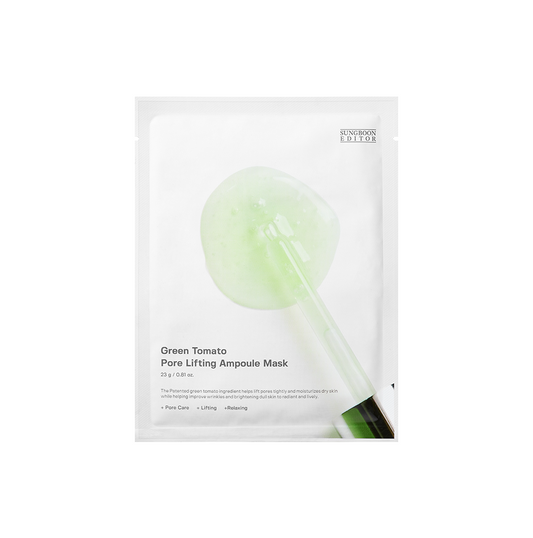 [SUNGBOON EDITOR] Green Tomato Pore Lifting Ampoule Mask 23g*10pcs - NURVA