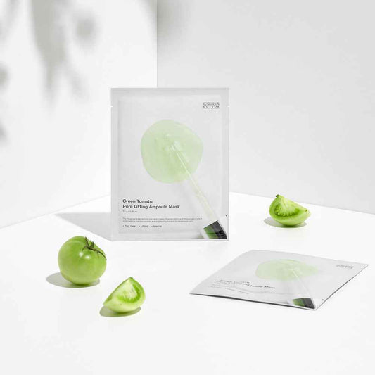 [SUNGBOON EDITOR] Green Tomato Pore Lifting Ampoule Mask 23g*10pcs