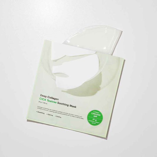[SUNGBOON EDITOR] Deep Collagen Cica Teatree Soothing Mask 37g*4ea