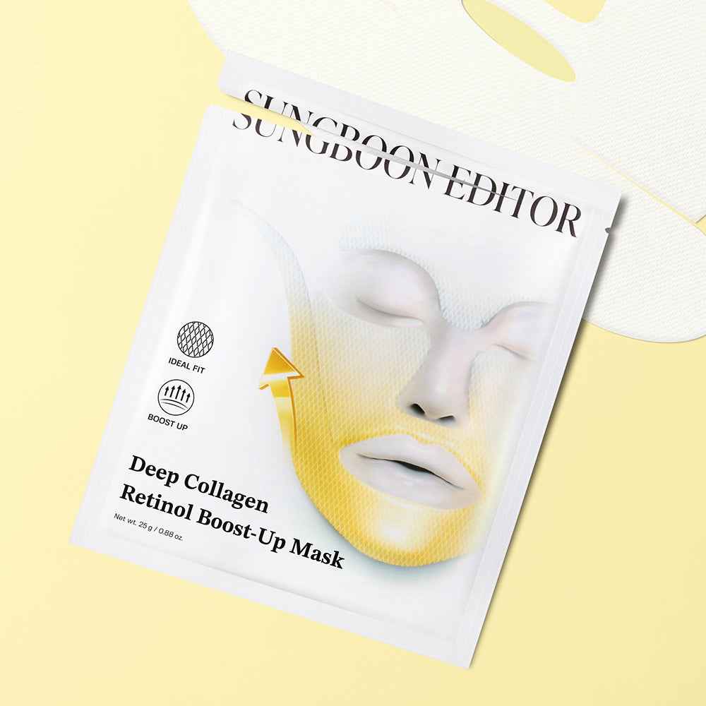 [SUNGBOON EDITOR] Deep Collagen Retinol Tension Boost Up Mask Set 4pcs