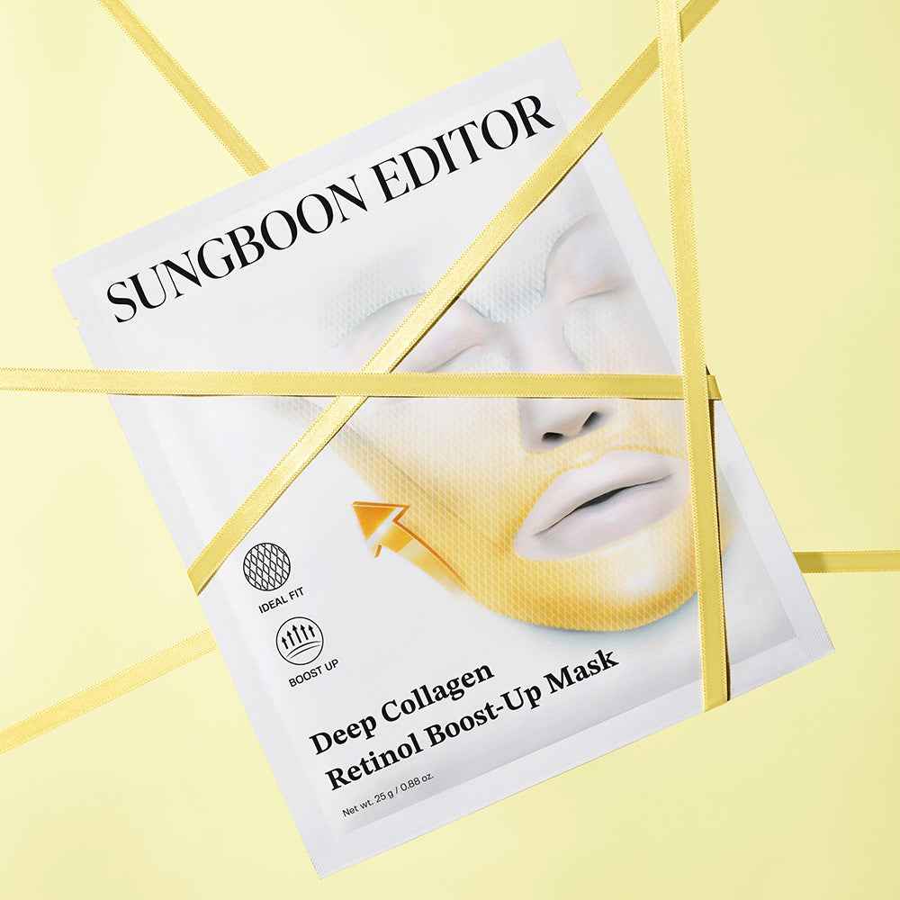 [SUNGBOON EDITOR] Deep Collagen Retinol Tension Boost Up Mask Set 4pcs