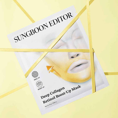 [SUNGBOON EDITOR] Deep Collagen Retinol Tension Boost Up Mask Set 4pcs