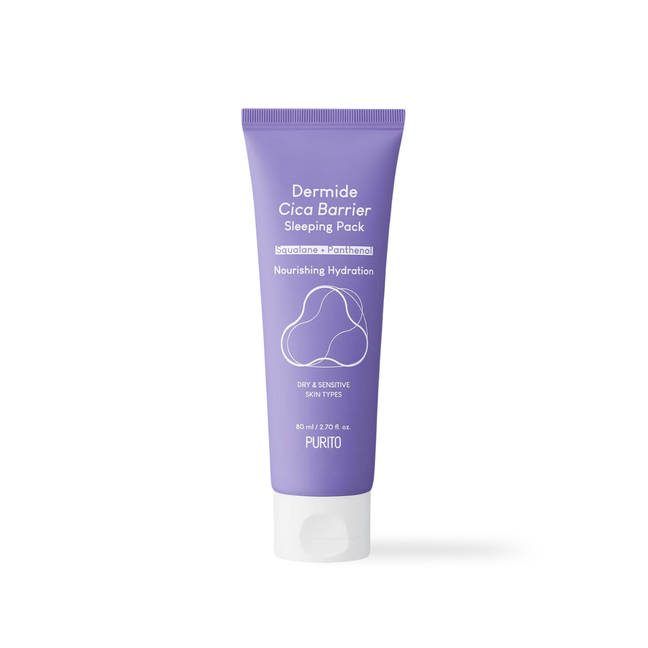[Purito] Dermide Cica Barrier Sleeping Pack 80ml - NURVA