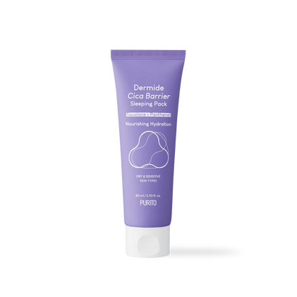 [Purito] Dermide Cica Barrier Sleeping Pack 80ml - NURVA