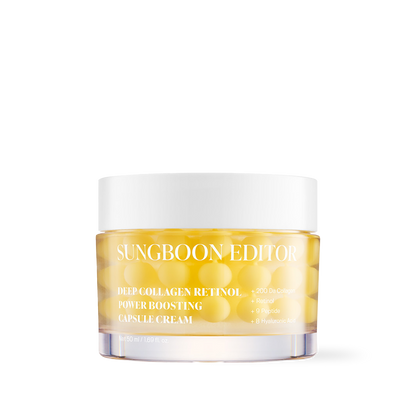 [SUNGBOON EDITOR] Deep Collagen Retinol Power Boosting Capsule Cream 50ml - NURVA
