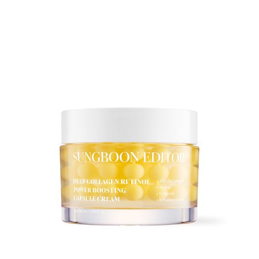 [SUNGBOON EDITOR] Deep Collagen Retinol Power Boosting Capsule Cream 50ml - NURVA