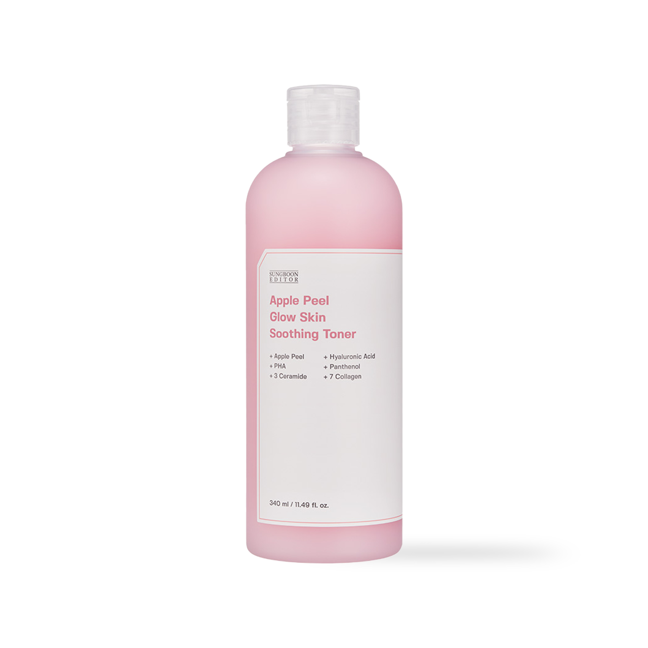 [SUNGBOON EDITOR] Apple Peel Glow Skin Soothing Toner 350ml - NURVA