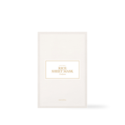 [ImFrom] Rice Sheet mask 20ml (1ea) - NURVA
