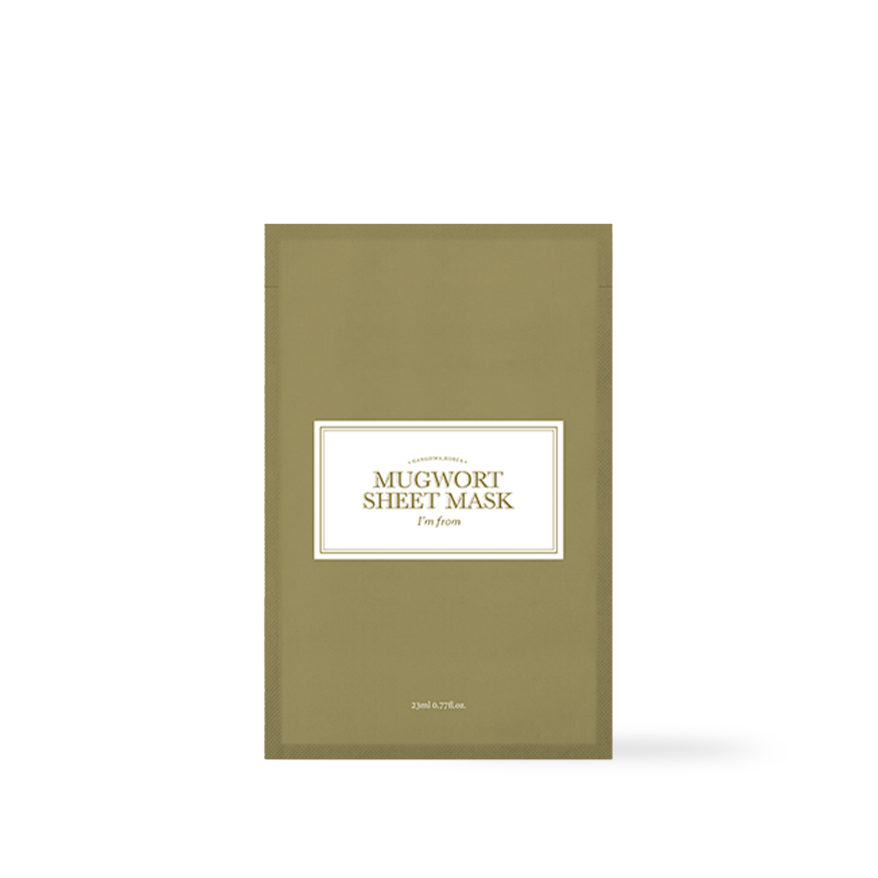 [ImFrom] Mugwort Sheet Mask 23 ml (1ea) - NURVA