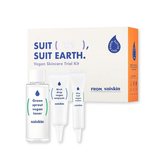 [Suiskin] Vegan skincare Trial kit (toner50ml + ampoule10ml+ cream10ml) - NURVA